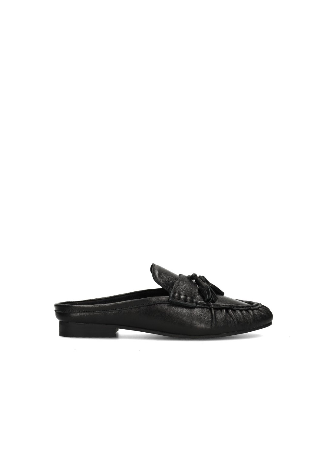 Poelman LOTTIE Damen Loafer aus schwarzem Leder