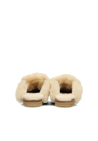 Achteraanzicht Haboob JOLIE bruine loafers met zachte voering