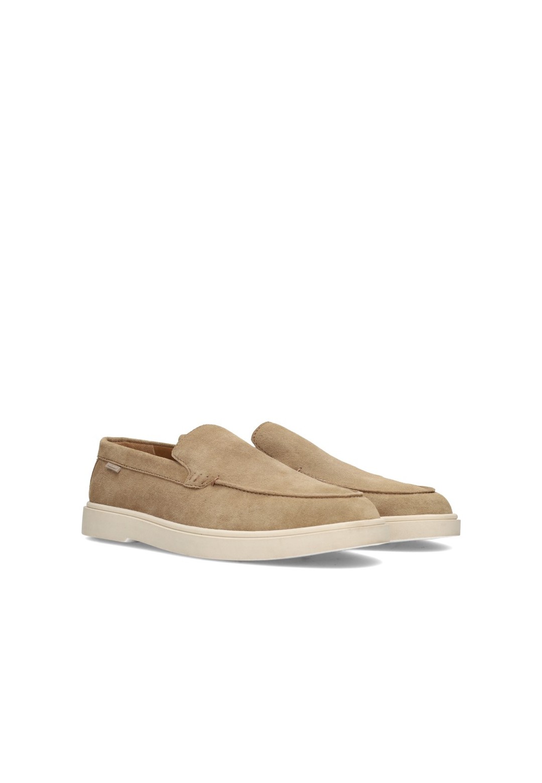 PS Poelman Mason men's loafers beige – angled front view