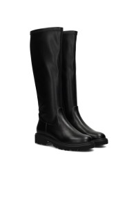POSH By Poelman Jennifer Damen Stiefel schwarz – schräge Vorderansicht