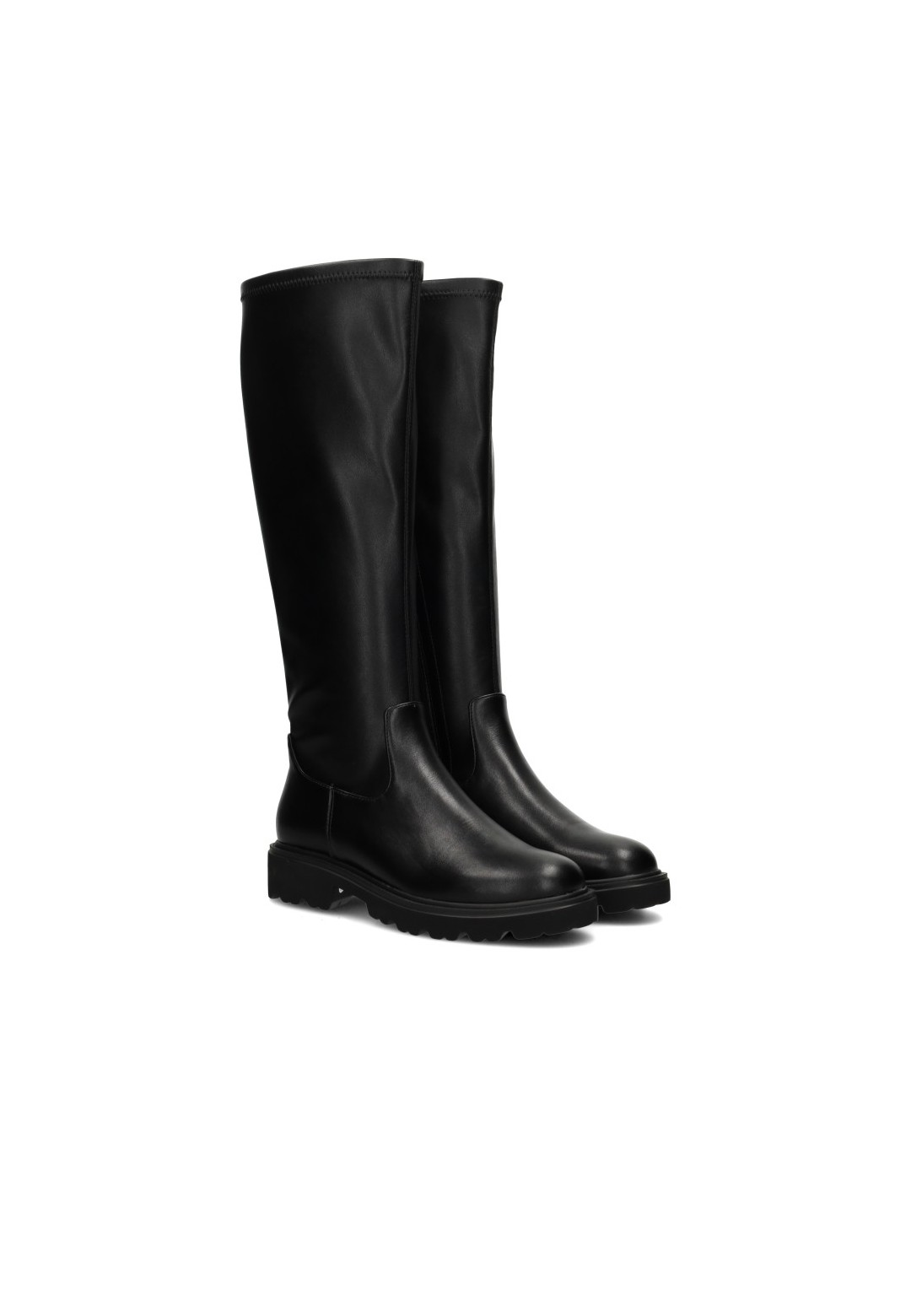 POSH By Poelman Jennifer women's black boots – angled front view