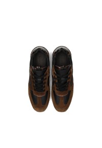 Poelman VALERIA Damen Sneaker in Braun und Schwarz – Draufsicht