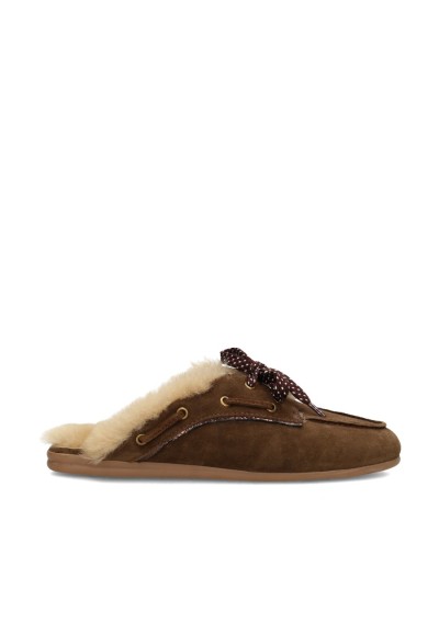 Poelman ISA bruine dames loafers met zachte voering