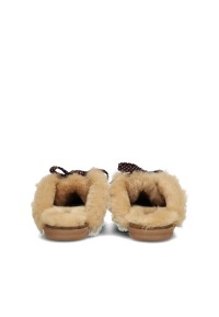 Poelman ISA braune Damen Loafer Rückansicht