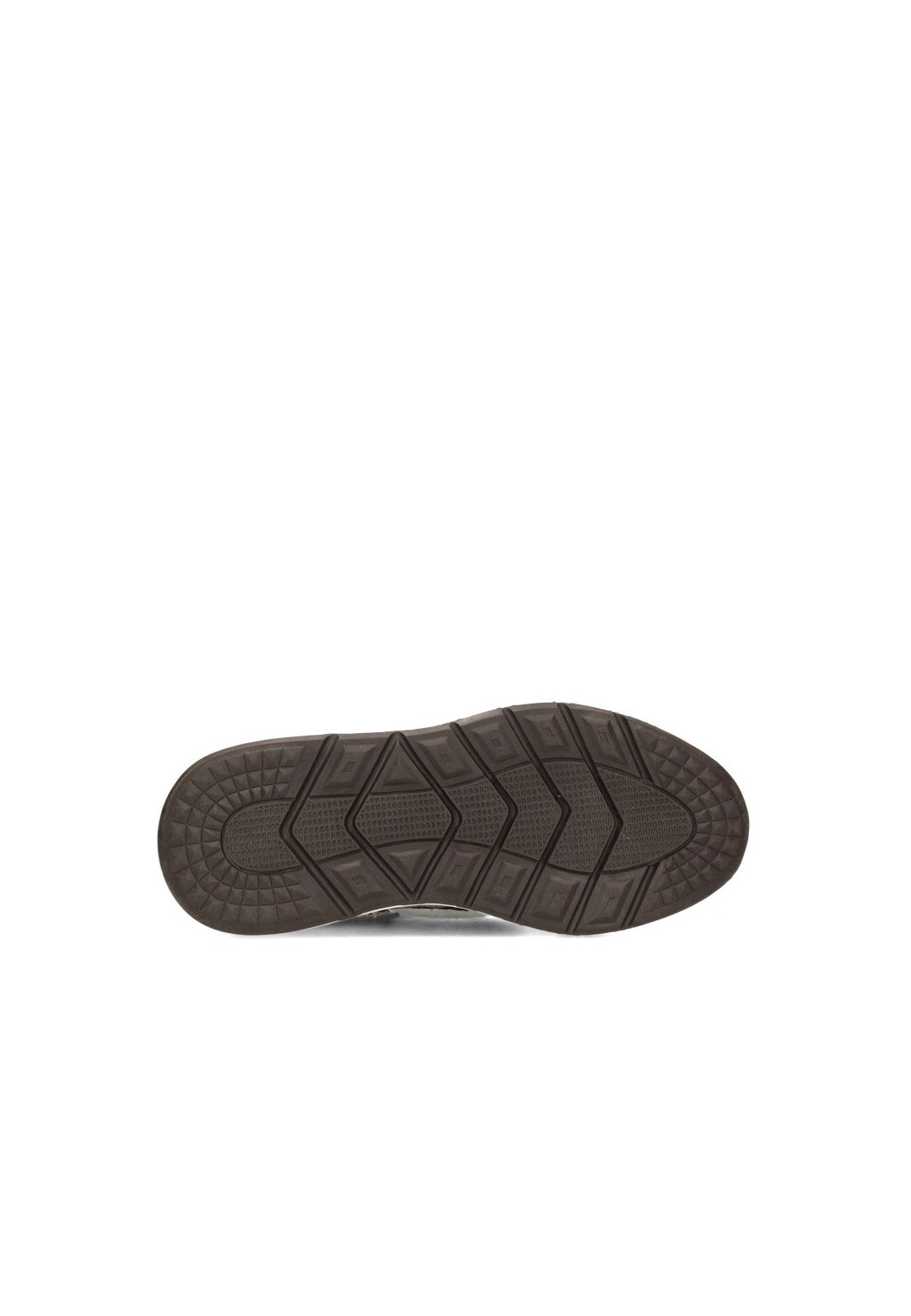 Onderzijde van de donkerbruine POSH by Poelman CARO sneakers met profielzool.