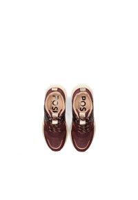 POSH By Poelman Carocel Mädchen Sneaker bordeaux – Draufsicht Paar