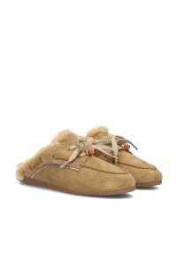 Poelman ISA beige Damen Loafer Seitenansicht