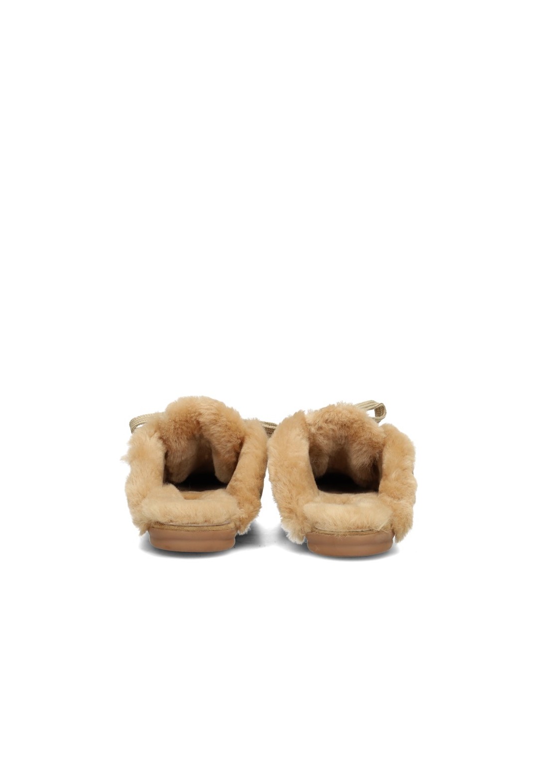 Poelman ISA beige dames loafers achteraanzicht met zachte voering