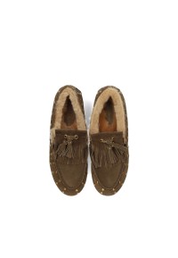 Poelman LISA dames loafers leer bovenaanzicht