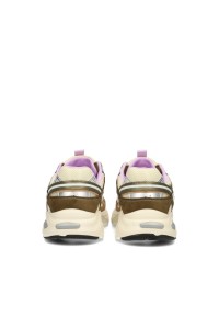 POSH By Poelman Ginny wit-goud-lila sneakers – achteraanzicht paar