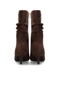 POSH By Poelman Ellie dunkelbraune Stiefel – Rückansicht Paar