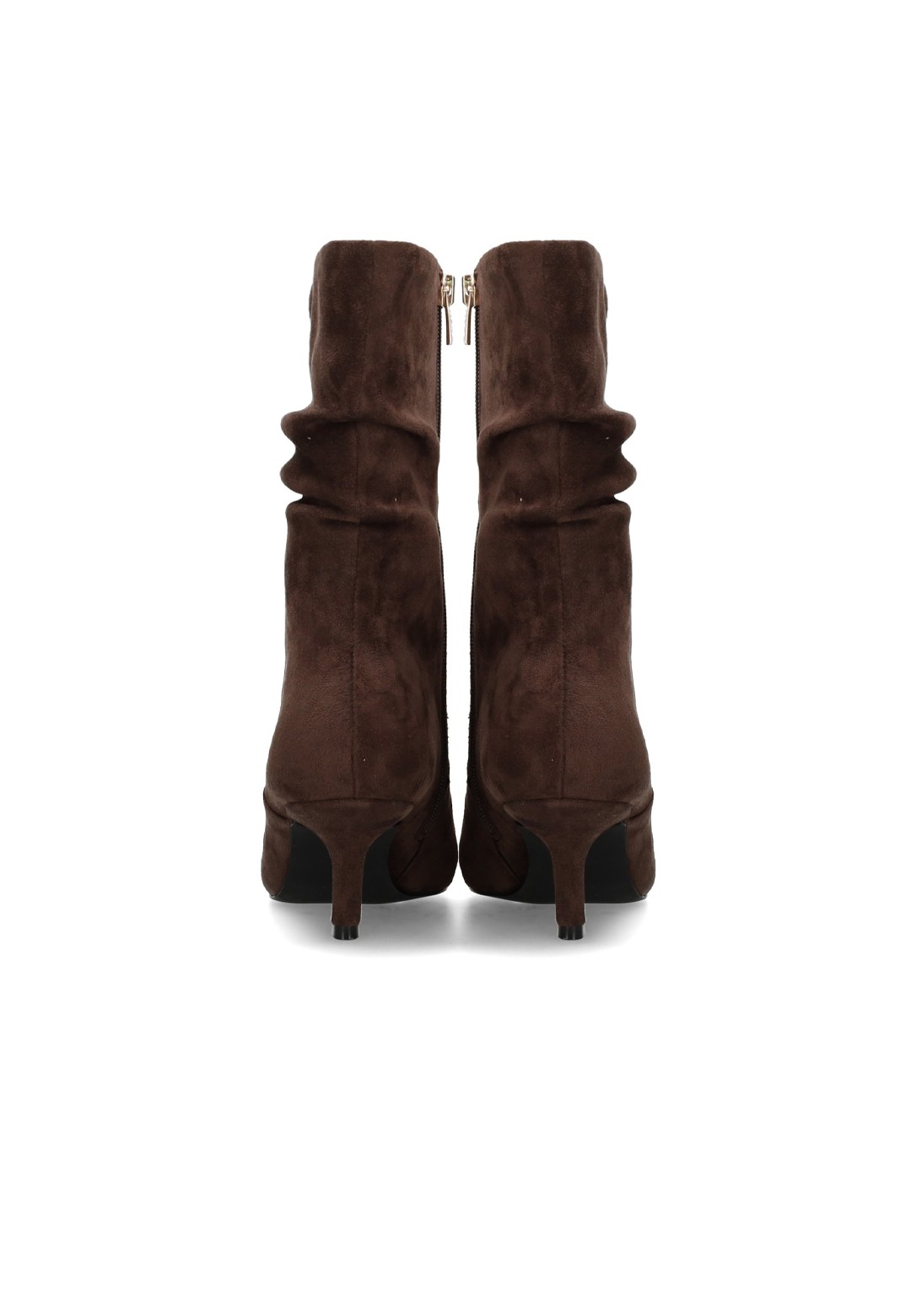 POSH By Poelman Ellie dunkelbraune Stiefel – Rückansicht Paar