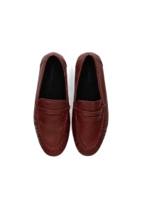 Poelman Sammy Damen Loafer bordeaux – Draufsicht Paar