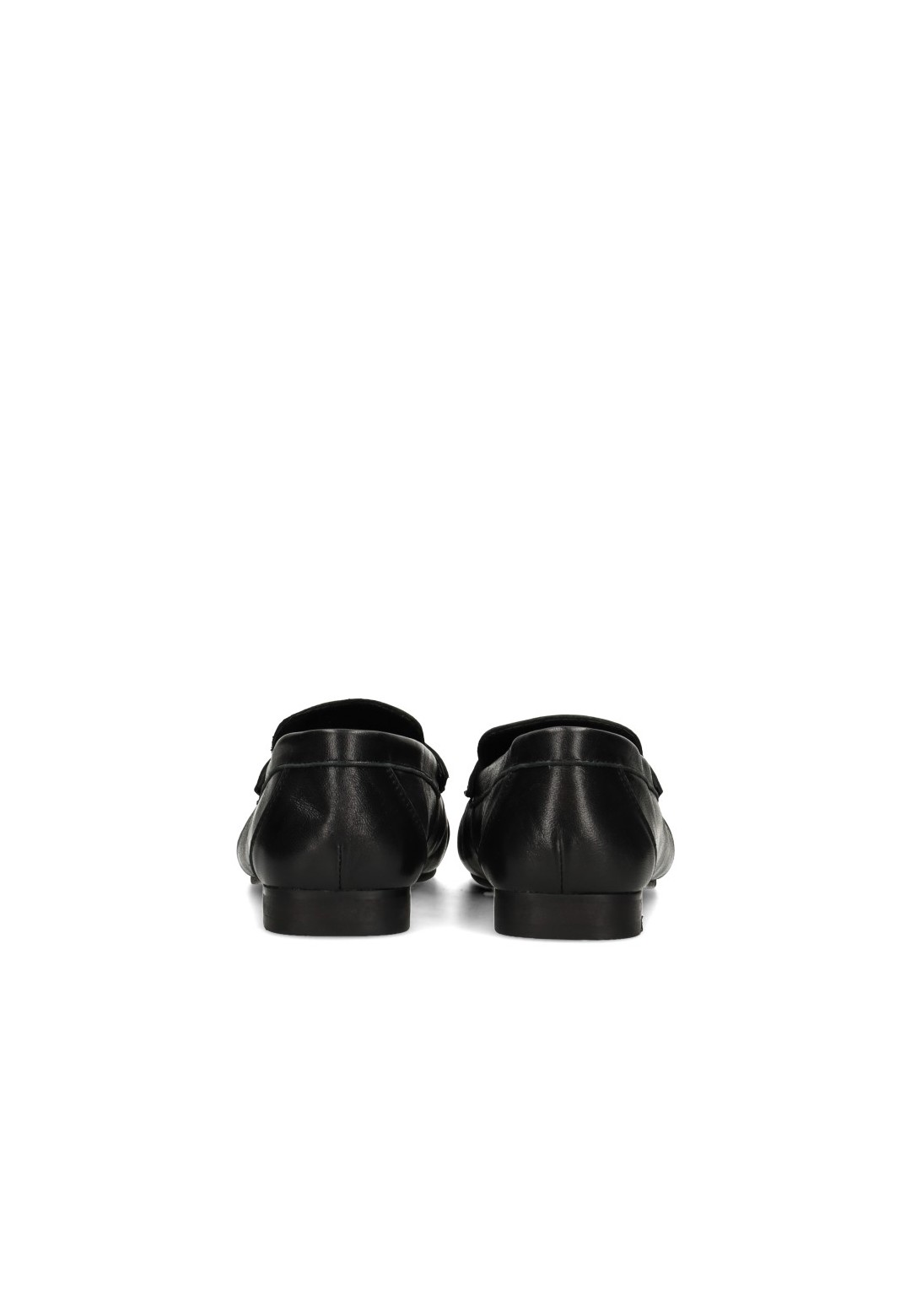 Poelman Sammy schwarze Loafer – Rückansicht Paar