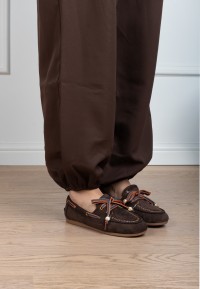 POSH by Poelman MELODY dames loafers gedragen onder een casual outfit