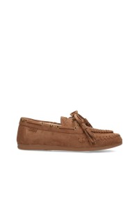 POSH by Poelman MAE women’s cognac loafers – side view