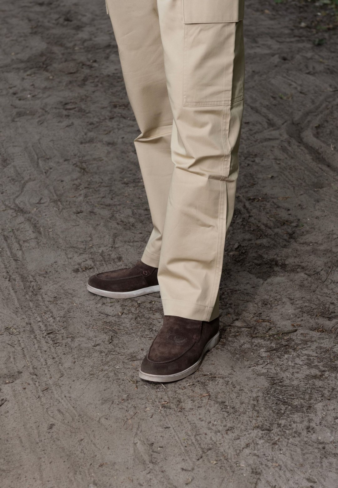 Poelman TIVOLI brown loafers – worn on foot