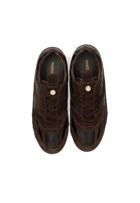 HABOOB AYLA donkerbruine dames sneakers bovenaanzicht
