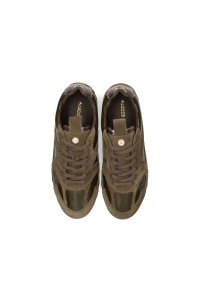 HABOOB AYLA khakifarbene Damen-Sneaker Draufsicht