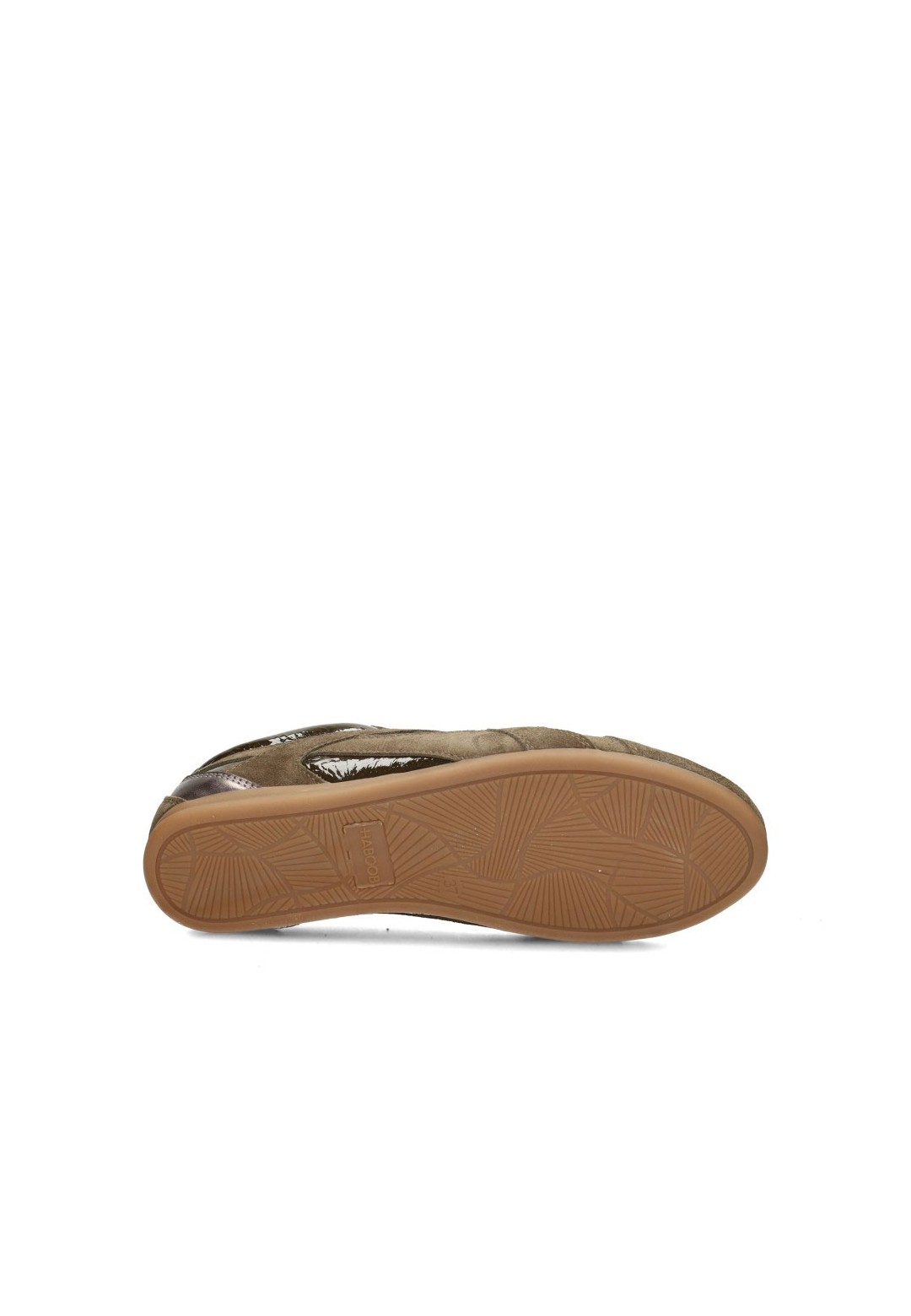 HABOOB AYLA khakifarbener Damen-Sneaker Sohlenansicht