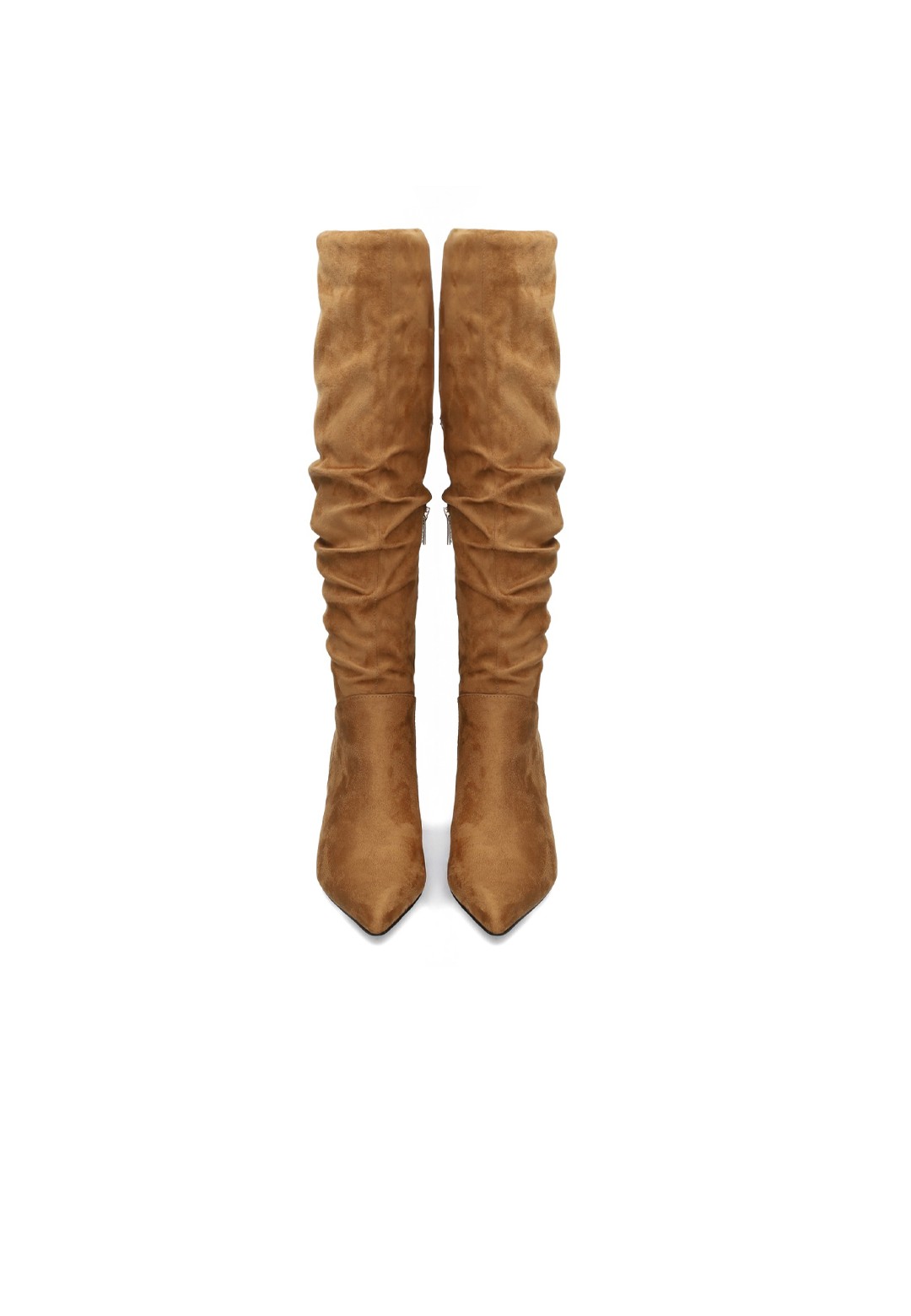 ANITA hohe Damen Stiefel mit spitzer Zehenpartie – Vorderansicht