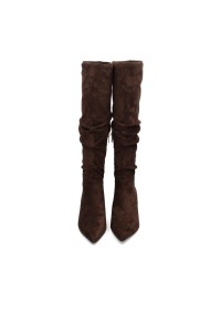 ANITA hohe Damen Stiefel mit spitzer Zehenpartie – Vorderansicht