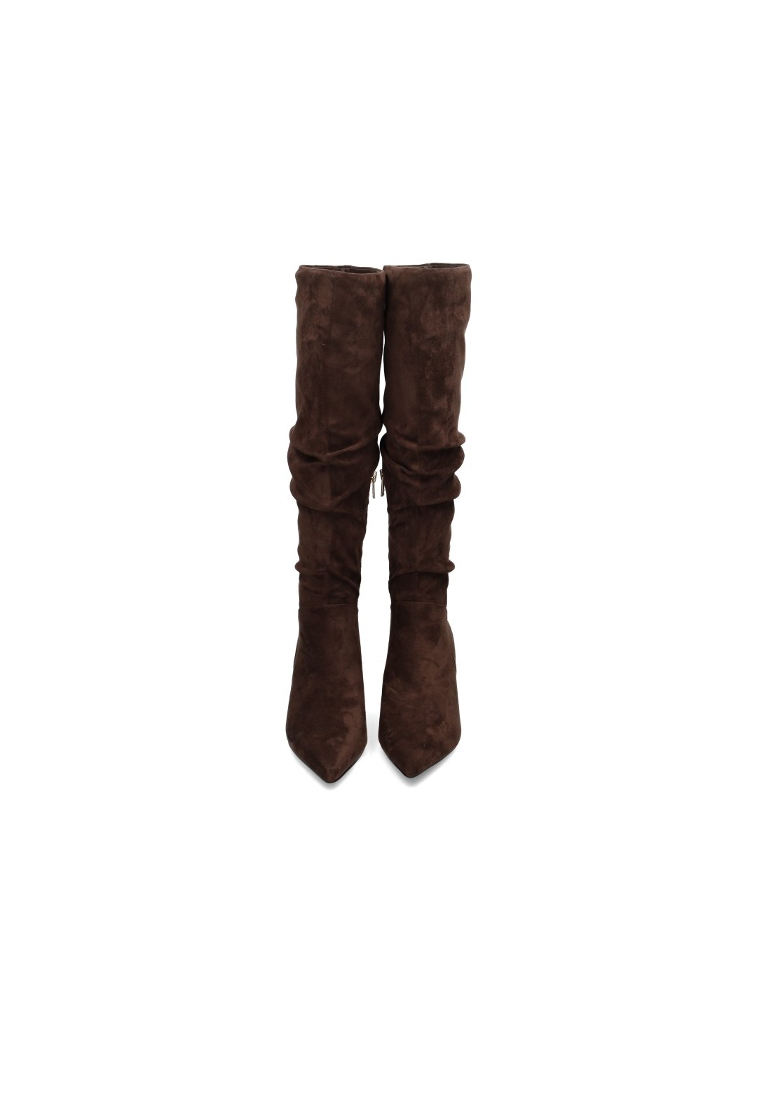 ANITA hohe Damen Stiefel mit spitzer Zehenpartie – Vorderansicht