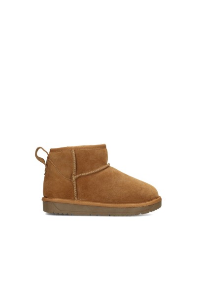 Poelman JULY brown leather girls ankle boots