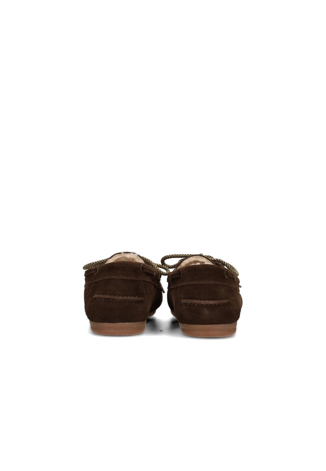 Poelman PAIGE dark brown women's loafers rear view
