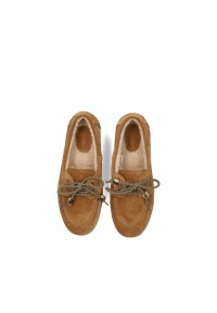 Poelman PAIGE brown women's loafers top view