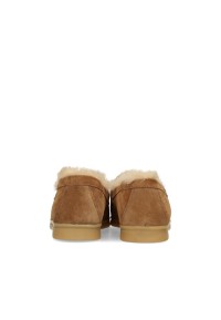 Poelman ZALAMA cognac dames loafers – achteraanzicht