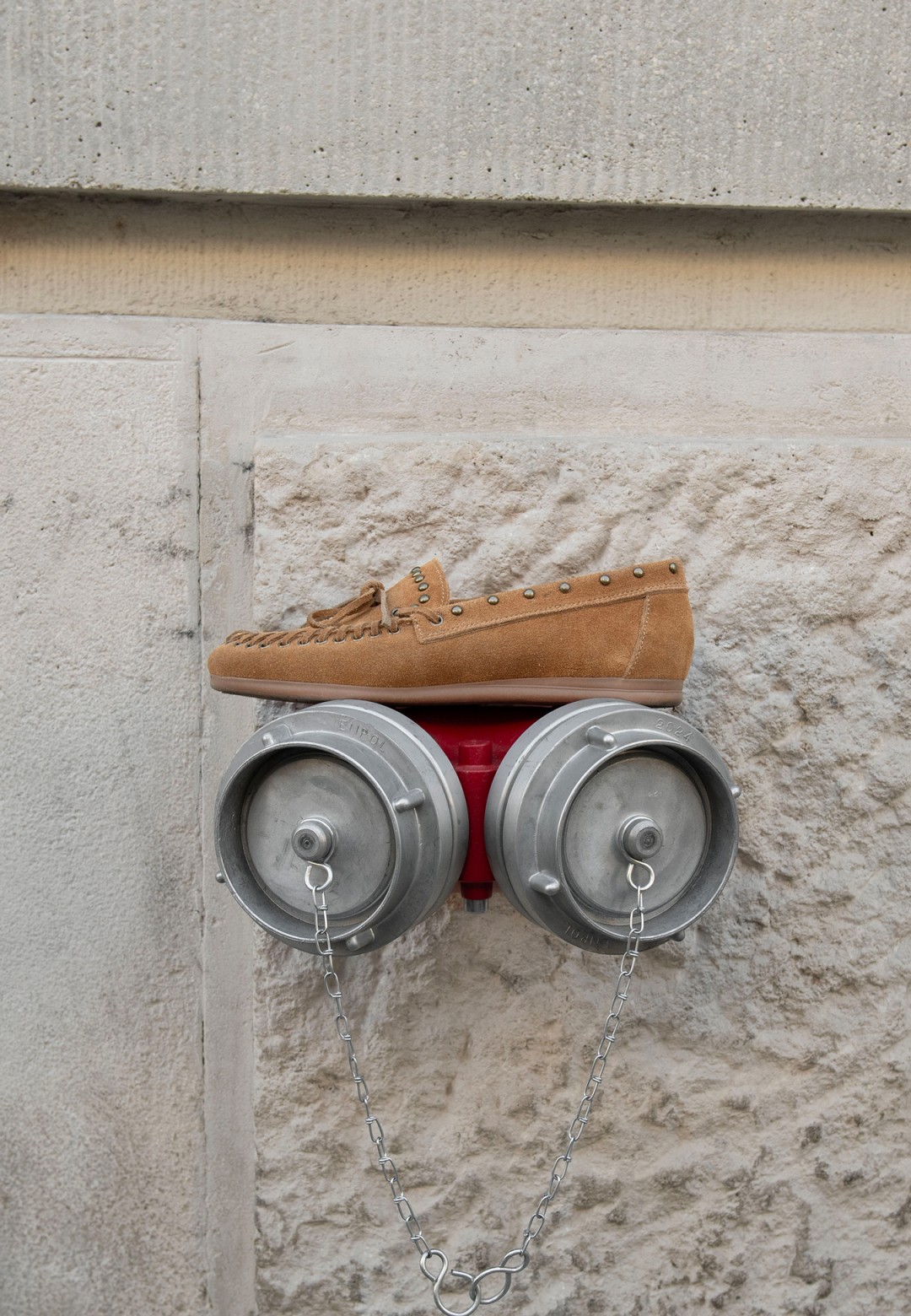 POSH by Poelman KIYA cognac loafers met gevlochten detail