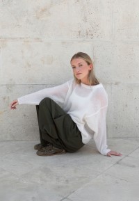 Haboob AYLA grüne Wildleder-Sneaker für Damen lässig kombiniert