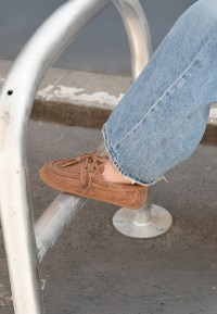 POSH by Poelman MAE cognac women’s loafers – worn