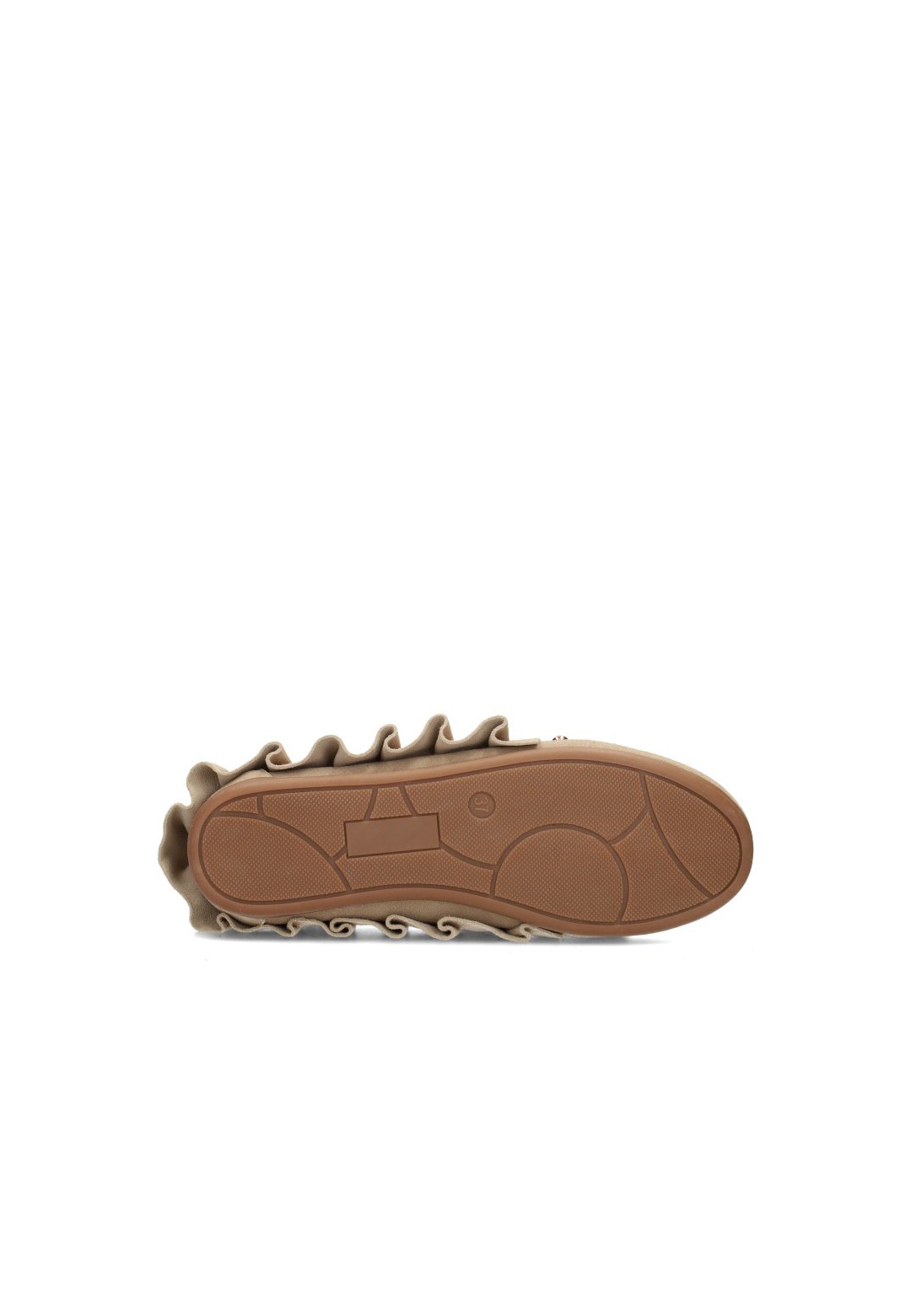 Poelman ORELIA dames loafer – bruine zool onderaanzicht
