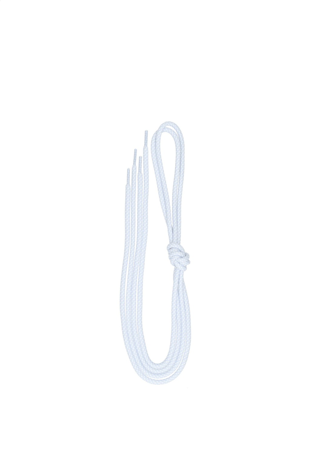 Set of two light blue long laces measuring 115 cm