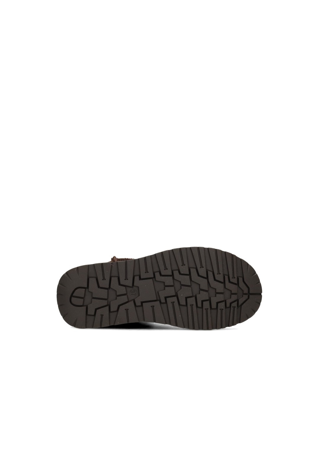 ELIZA dark brown boots with tread sole – bottom view