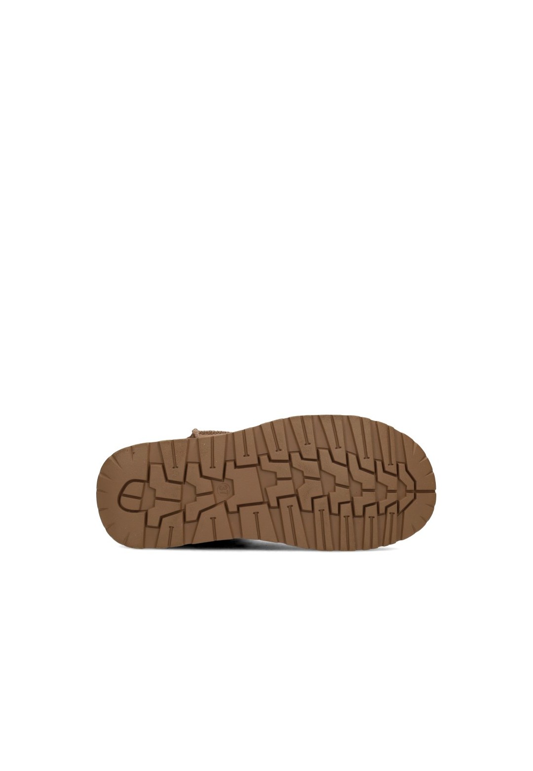 ELIZA bruine boots met profielzool – onderaanzicht