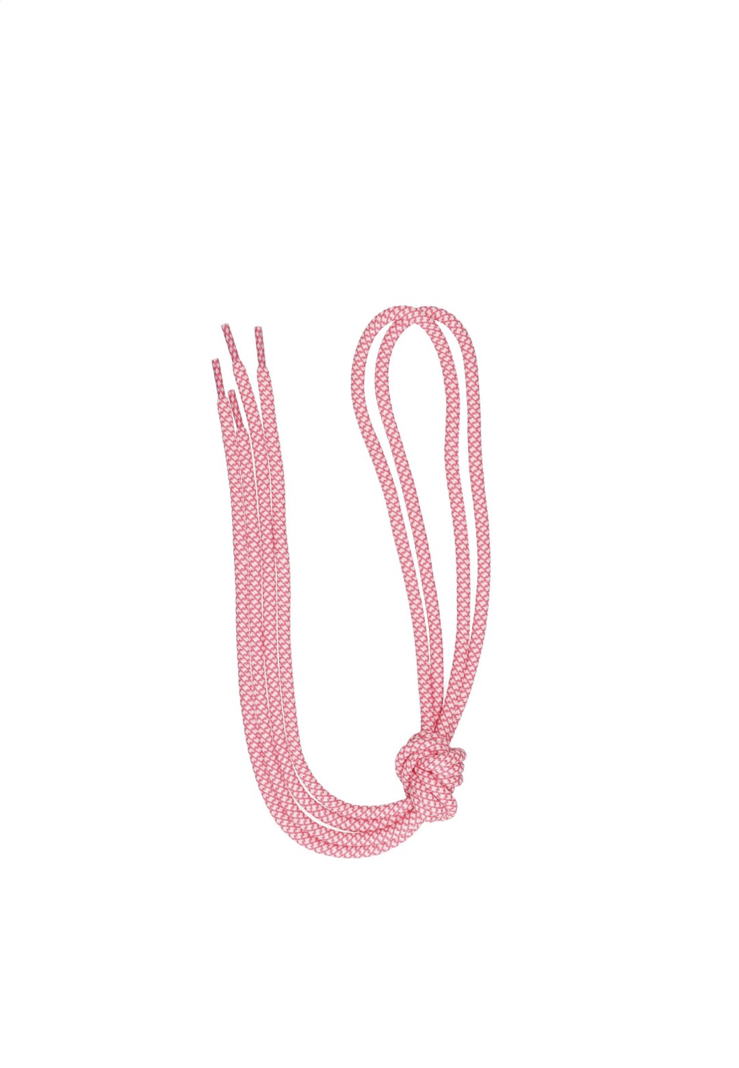 Set of two pink long laces measuring 115 cm