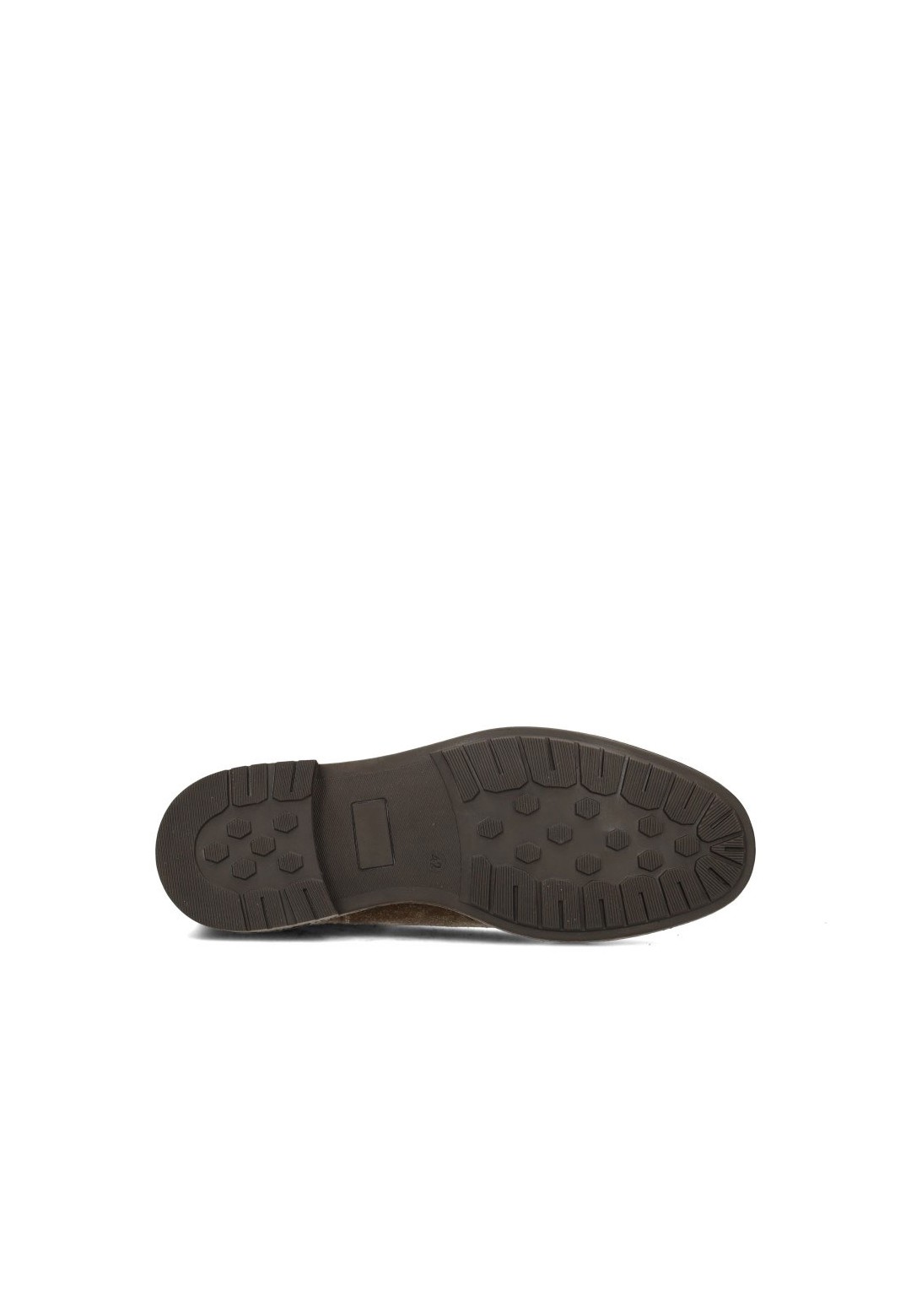 Poelman JONI brown suede men's Chelsea boots – sole view