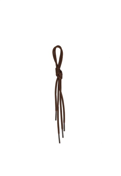 Donkerbruine korte veters van 53 cm – set van 2