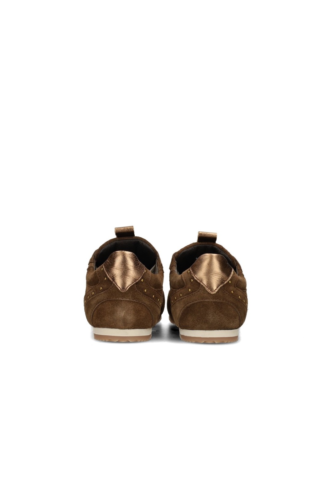 Poelman TAMARA bruine dames sneakers achteraanzicht