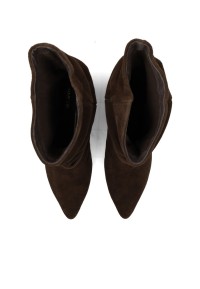 Draufsicht der HABOOB GITHA Stiefel mit spitzer Schuhspitze