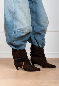 HABOOB GITHA boots styled with jeans