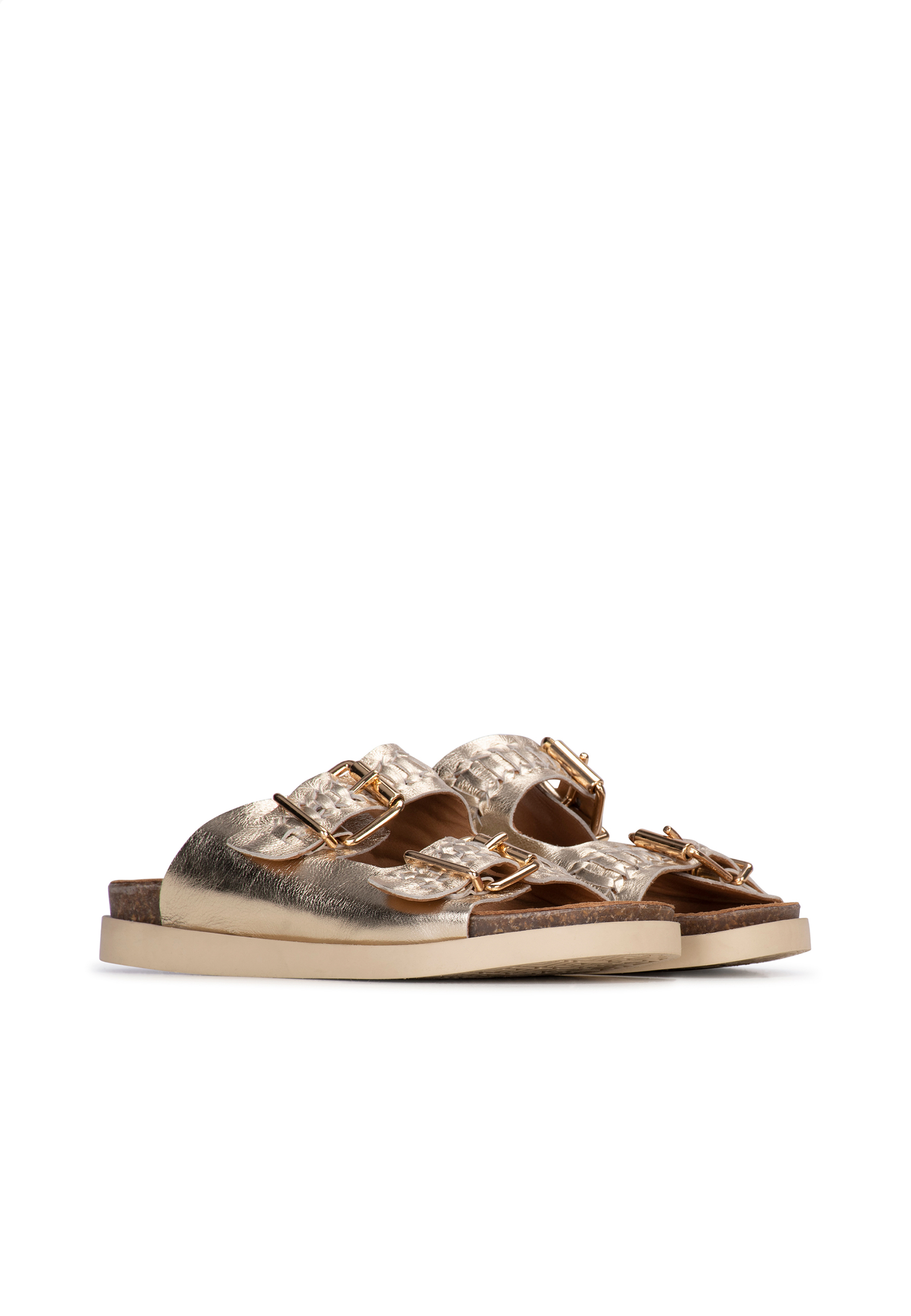 Stuart weitzman sandbar leather sandals store