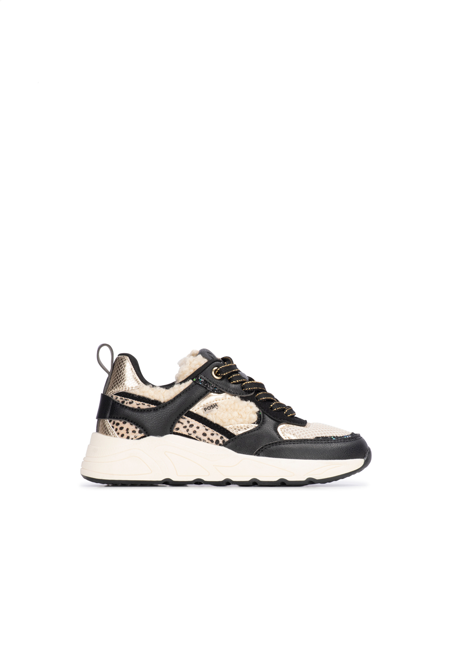 Poelman sneakers zwart 2025